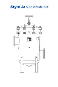 Bag Filter Housing Side In - Side Out Configuration